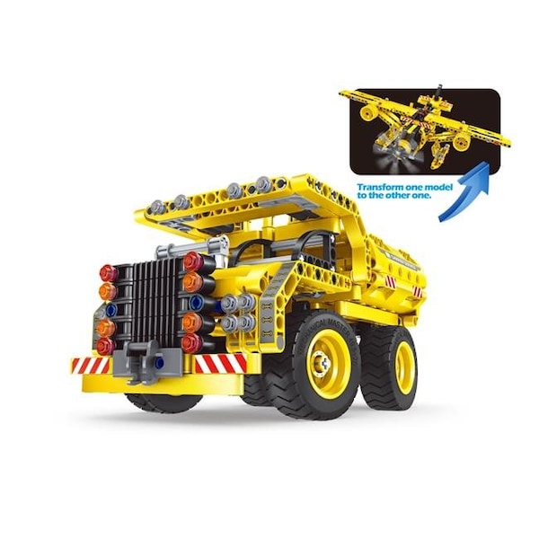Az Trading & Import AZ Trading & Import PS680 Engineering Bricks Construction Kit for Educational Building Dump Truck & Airplane; 361 Piece PS680 - main